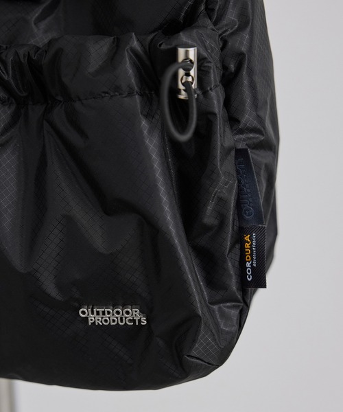 OUTDOOR PRODUCTS(アウトドアプロダクツ)の「【OUTDOOR PRODUCTS for SALON】別注コーデュラパフバッグ(ショルダーバッグ・レディース・ブラック/ダークブラウン・FREE)」の20枚目の写真