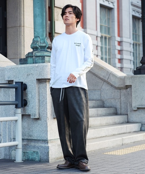 jiggys shop(ジギーズショップ)の「ストレッチ フェイクレザー ジャージ イージーワイドパンツ(その他パンツ・メンズ・ブラック・MEDIUM/LARGE/X-LARGE)」の12枚目の写真