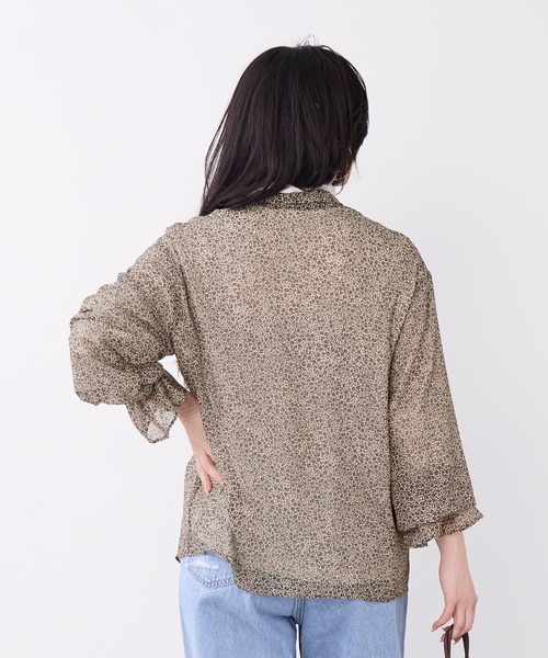MICA&DEAL(マイカ&ディール)の「レオパードボウタイシフォンブラウス(シャツ/ブラウス・レディース・レオパード・FREE)」の5枚目の写真