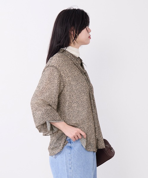 MICA&DEAL(マイカ&ディール)の「レオパードボウタイシフォンブラウス(シャツ/ブラウス・レディース・レオパード・FREE)」の9枚目の写真