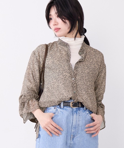 MICA&DEAL(マイカ&ディール)の「レオパードボウタイシフォンブラウス(シャツ/ブラウス・レディース・レオパード・FREE)」の10枚目の写真