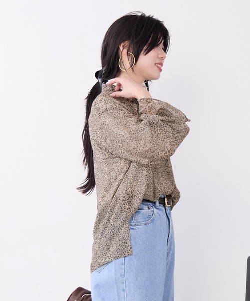 MICA&DEAL(マイカ&ディール)の「レオパードボウタイシフォンブラウス(シャツ/ブラウス・レディース・レオパード・FREE)」の11枚目の写真