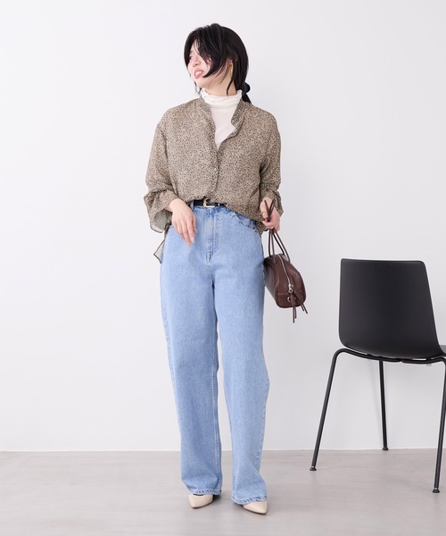MICA&DEAL(マイカ&ディール)の「レオパードボウタイシフォンブラウス(シャツ/ブラウス・レディース・レオパード・FREE)」の12枚目の写真