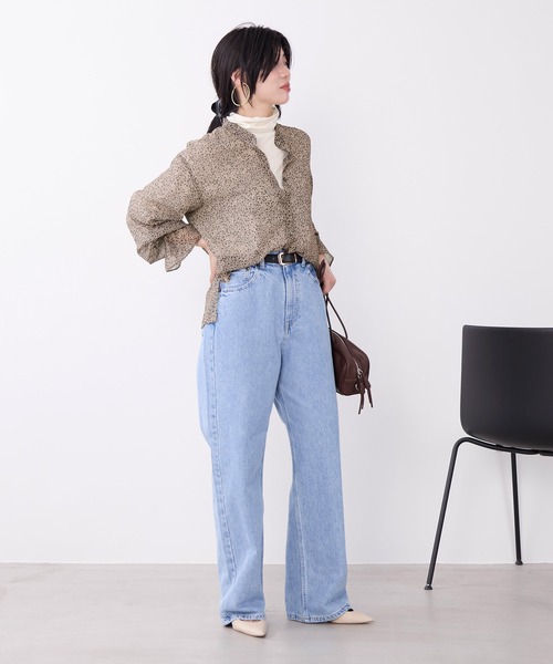 MICA&DEAL(マイカ&ディール)の「レオパードボウタイシフォンブラウス(シャツ/ブラウス・レディース・レオパード・FREE)」の14枚目の写真