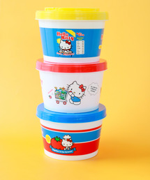 SiNCERE（シンシア）の「〈SANRIO/サンリオ〉ハローキティ ジョイント式薄肉保存容器3Pセット SIJ3（お弁当箱）」