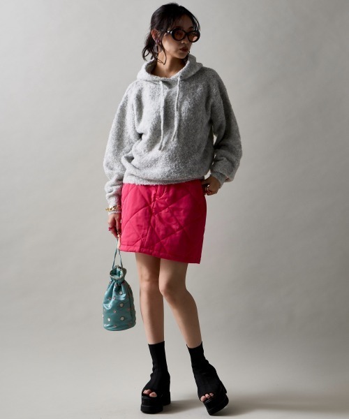 GEVS.(ジェイヴィス)の「キルティングミニスカート<大きいサイズ有>GEVS.(スカート・レディース・ブラック/ピンク・LL/L/M/5L/4L/3L)」の18枚目の写真
