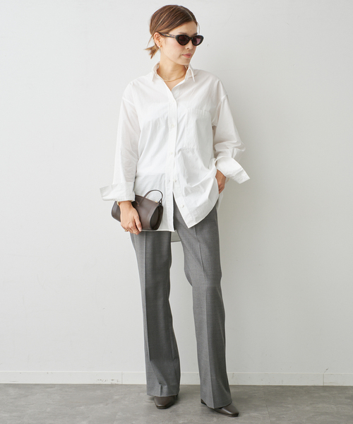 Deuxieme Classe(ドゥーズィエムクラス)の「Cangioli Wash シャツ(シャツ/ブラウス・レディース・ホワイト/エメラルドブルー・FREE)」の20枚目の写真