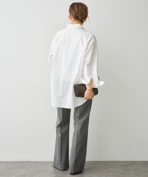 Deuxieme Classe(ドゥーズィエムクラス)の「Cangioli Wash シャツ(シャツ/ブラウス・レディース・ホワイト/エメラルドブルー・FREE)」の22枚目の写真