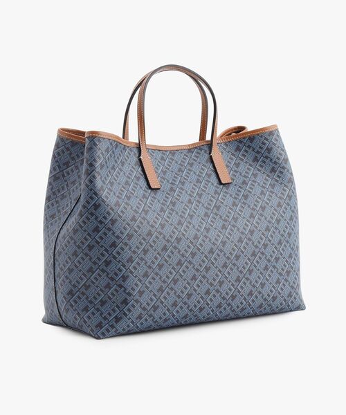 TOMMY HILFIGER(トミーヒルフィガー)の「TH モノプレイ ストライプ 2WAYトートバッグ(ショルダーバッグ・レディース・ネイビー・FREE)」の5枚目の写真