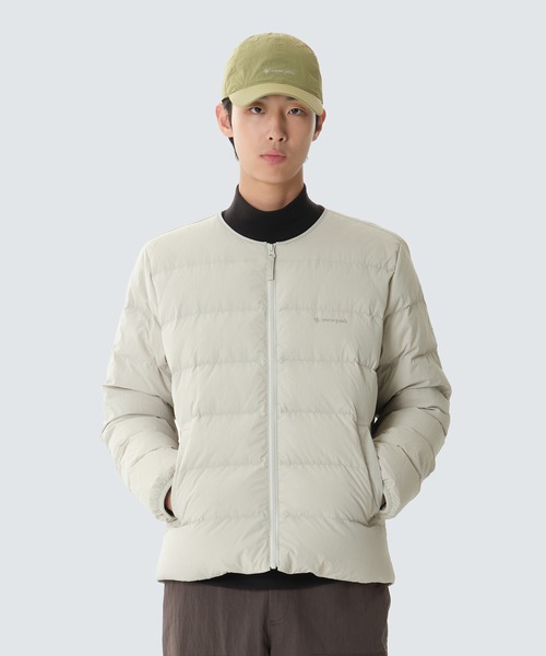 Snow Peak（スノーピーク）の「Snow Peak / LAND LIGHT DOWN JACKET  ランド ライトダウンジャケット 海外限定（ダウンジャケット/コート・メンズ・ブラック/ライトベージュ/ダークカーキ/ブラウン・M/L/XL）」の3枚目の写真