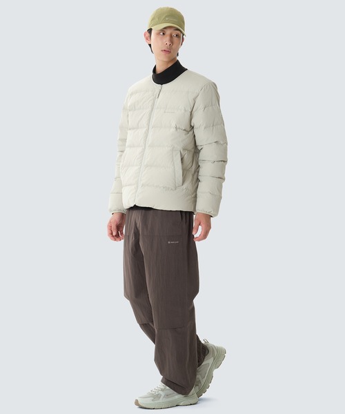 Snow Peak（スノーピーク）の「Snow Peak / LAND LIGHT DOWN JACKET  ランド ライトダウンジャケット 海外限定（ダウンジャケット/コート・メンズ・ブラック/ライトベージュ/ダークカーキ/ブラウン・M/L/XL）」の6枚目の写真