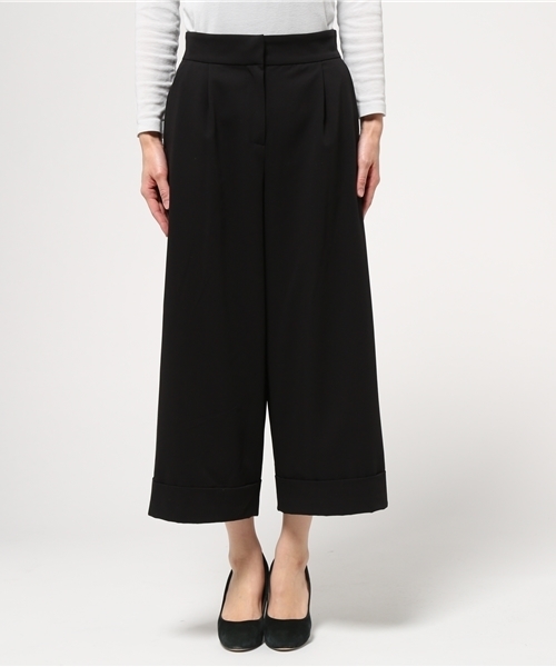 FORDMILLS（フォードミルズ）の「FORDMILLS / ドライギャバガウチョトラウザー（その他パンツ・レディース・ホワイト/ベージュ/ブラック・34/36/38）」の10枚目の写真