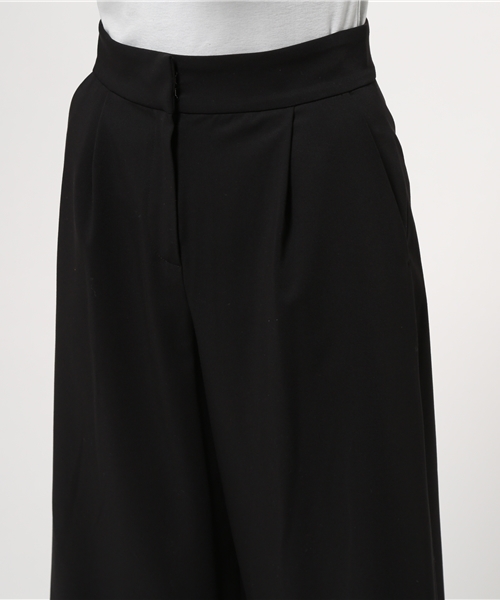 FORDMILLS（フォードミルズ）の「FORDMILLS / ドライギャバガウチョトラウザー（その他パンツ・レディース・ホワイト/ベージュ/ブラック・34/36/38）」の4枚目の写真