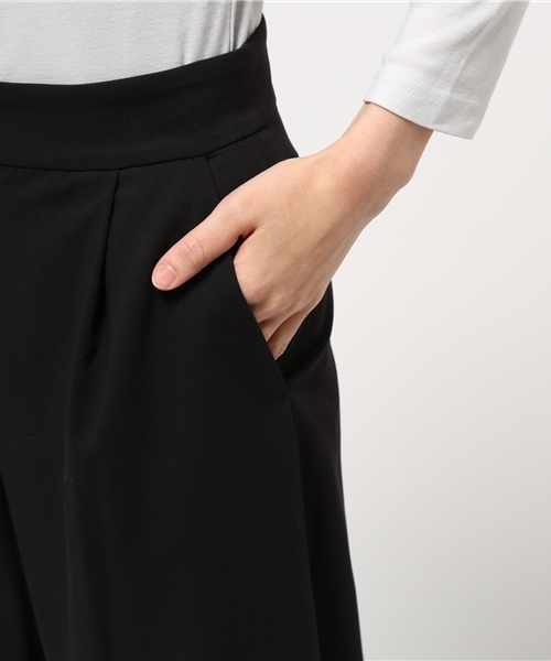 FORDMILLS（フォードミルズ）の「FORDMILLS / ドライギャバガウチョトラウザー（その他パンツ・レディース・ホワイト/ベージュ/ブラック・34/36/38）」の6枚目の写真