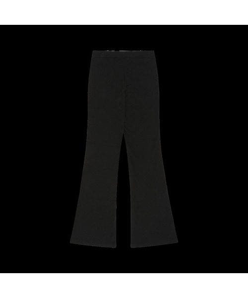 LAZYZ（レイジジ）の「コージーリブ bootカットパンツ (2カラー)（その他パンツ・レディース・ブラック/グレー・F）」の2枚目の写真