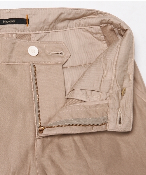 BHY-biography(ビーエイチワイバイオグラフィー)の「BACK SWEAT TWILL CHINO/バックサテンスウェットツイルチノパンツ(その他パンツ・メンズ・カーキ/オリーブ・48/46/44)」の9枚目の写真