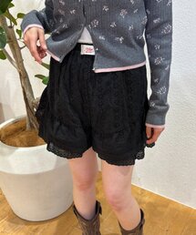 スカラップフリルショートパンツ
