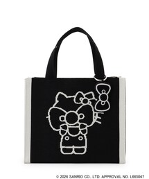 SHOO・LA・RUE | 【HELLO KITTY コラボ】バイカラーニットトート(トートバッグ)