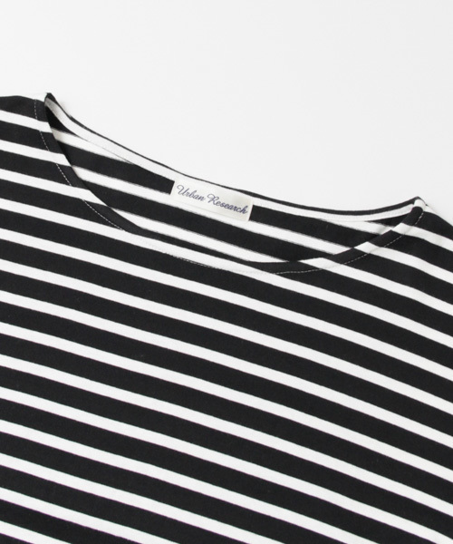 URBAN RESEARCH(アーバンリサーチ)の「UR スカーフ付プルオーバー(Tシャツ/カットソー・レディース・ホワイト×ブラック/ブラック×ホワイト・FREE)」の19枚目の写真