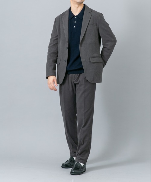URBAN RESEARCH ROSSO MEN(アーバンリサーチロッソメン)の「『イージーケア』コットンカシミヤニットポロシャツ(ニット/セーター・メンズ・グレー/アイボリー/ベージュ系その他/マスタード/ネイビー/ブラック・LARGE/MEDIUM)」の9枚目の写真