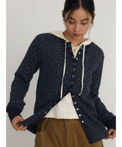 Flower waffle cardigan（カーディガン/ボレロ）｜FIKA.（フィーカ）の