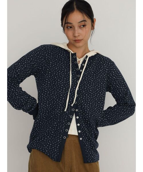 セール】Flower waffle cardigan（カーディガン/ボレロ）｜FIKA