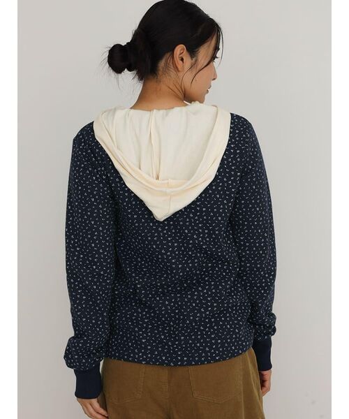 FIKA.（フィーカ）の「Flower waffle cardigan（カーディガン/ボレロ・レディース・杢グレー/ネイビー・FREE）」の21枚目の写真