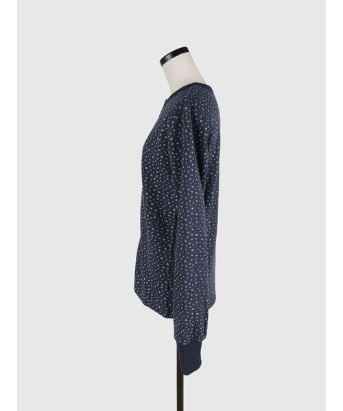 FIKA.（フィーカ）の「Flower waffle cardigan（カーディガン/ボレロ・レディース・杢グレー/ネイビー・FREE）」の10枚目の写真