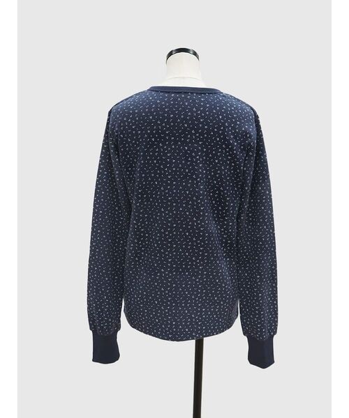 FIKA.（フィーカ）の「Flower waffle cardigan（カーディガン/ボレロ・レディース・杢グレー/ネイビー・FREE）」の11枚目の写真