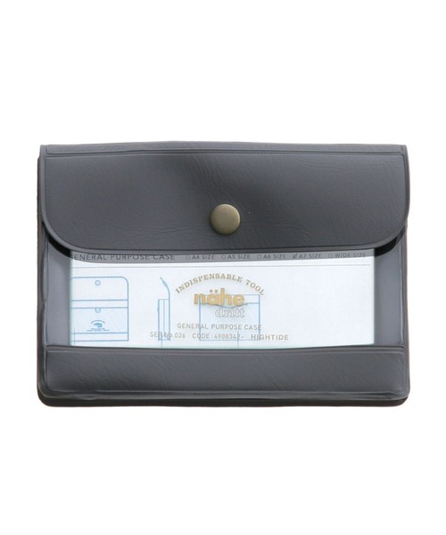 Nahe(ネーエ)の「nahe ネーエ ジェネラルパーパスケース カード ミニポーチ 財布 フラット スクエア クリア A7(コインケース・レディース・イエロー/アイボリー/ワイン/ブルー/グレー/グリーン/レッド/ミント/ブラック/ホワイト/クリア/ピンク/ブラウン系その他/グレー系その他・FREE)」の5枚目の写真