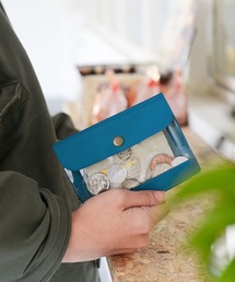 nahe（ネーエ）の「nahe ネーエ ジェネラルパーパスケース カード ミニポーチ 財布 フラット スクエア クリア A7（コインケース）」