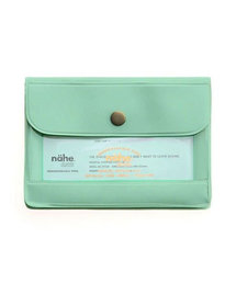 nahe（ネーエ）の「nahe ネーエ ジェネラルパーパスケース カード ミニポーチ 財布 フラット スクエア クリア A7（コインケース）」