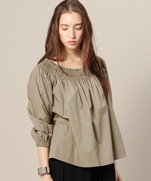 「UNITED ARROWS」 7分袖シャツ FREE ベージュ レディース BEAUTY&YOUTH UNITED ARROWS（ビューティーアンドユース