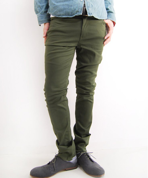 JILL BLAZE（ジルブレイズ）の「ストレッチツイル美脚スキニーパンツ（チノパンツ・メンズ・ベージュ/ミント/グレー/ネイビー/ブルー系その他/ロイヤルブルー/マスタード/チャコールグレー/ワインレッド/ブラック/カーキ/ピンク/ホワイト/ブラウン/グレー系カモフラージュ/グレー系その他/グリーン系カモフラージュ/ブラック系その他・L/XX-LARGE/S/X-SMALL/M/XL/SMALL/X-LARGE/LARGE/MEDIUM）」の9枚目の写真