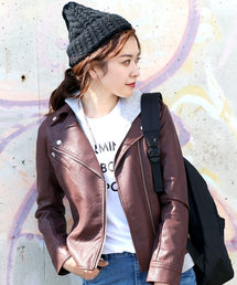 レディースのライダースジャケット ブラウン系 一覧 Wear