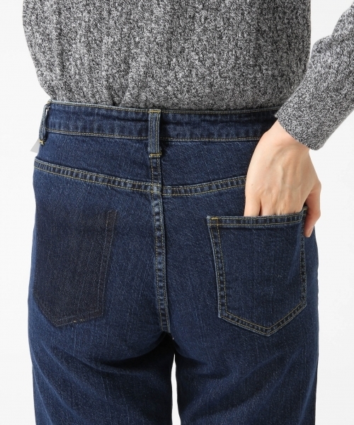GLOBAL WORK(グローバルワーク)の「【一部店舗限定】CONE DENIM パッチワークパンツ/727697(デニムパンツ・レディース・ブルー/ネイビー・LARGE/MEDIUM/SMALL)」の4枚目の写真