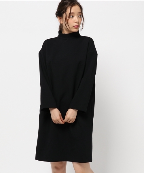 Enfold エンフォルド の ウールダブルクロス スタンドbox Op ワンピース Wear