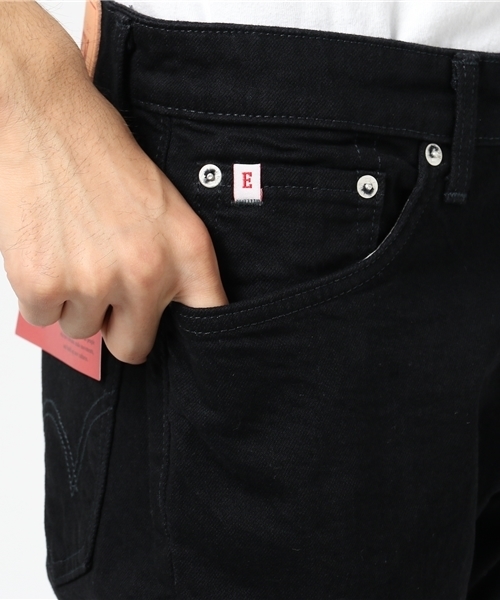 EDWIN(エドウィン)の「【EDWIN】E STANDARD レギュラーストレート ブラック(デニムパンツ・メンズ・ブラック・28inch/33inch/31inch/34inch/30inch/32inch/29inch)」の8枚目の写真