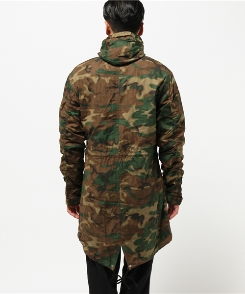BEN DAVIS/PROJECT LINE(ベンデイビスプロジェクトライン)の「BEN DAVIS PROJECT LINE MISSION MODS COAT(モッズコート・メンズ・カモフラージュ・MEDIUM/LARGE/X-LARGE)」の10枚目の写真