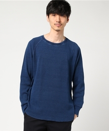 Denime | インディゴワッフルロングスリーブTEE(Tシャツ/カットソー)