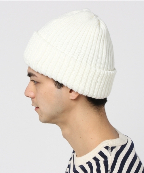 WEGO(ウィゴー)の「WEGO/リブニットキャップ(ニットキャップ/ビーニー・メンズ・杢グレー/ワイン/ネイビー/ブラック/ホワイト・FREE)」の6枚目の写真