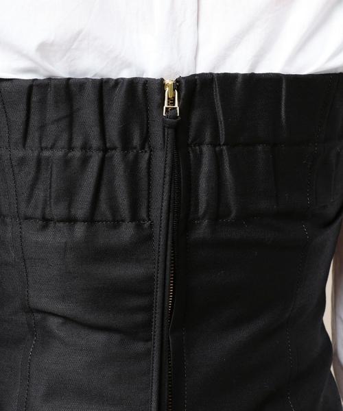 BEAUTY&YOUTH UNITED ARROWS(ビューティーアンドユースユナイテッドアローズ)の「BY ツイルベアトップ ◆(チューブトップ・レディース・ブラック/ベージュ・MEDIUM/SMALL)」の4枚目の写真