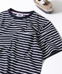 coen | 【MBC】SZボーダーポケTクルーネック(Tシャツ/カットソー)