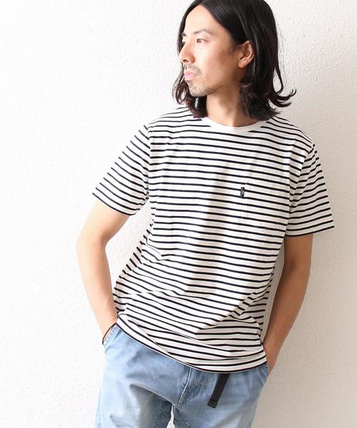 coen（コーエン）の「【MBC】SZボーダーポケTクルーネック（Tシャツ/カットソー・メンズ・ホワイト/レッド/コバルトブルー/ネイビー・SMALL/X-LARGE/LARGE/MEDIUM）」の18枚目の写真