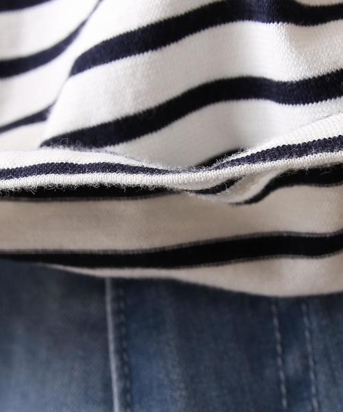 coen（コーエン）の「【MBC】SZボーダーポケTクルーネック（Tシャツ/カットソー・メンズ・ホワイト/レッド/コバルトブルー/ネイビー・SMALL/X-LARGE/LARGE/MEDIUM）」の11枚目の写真