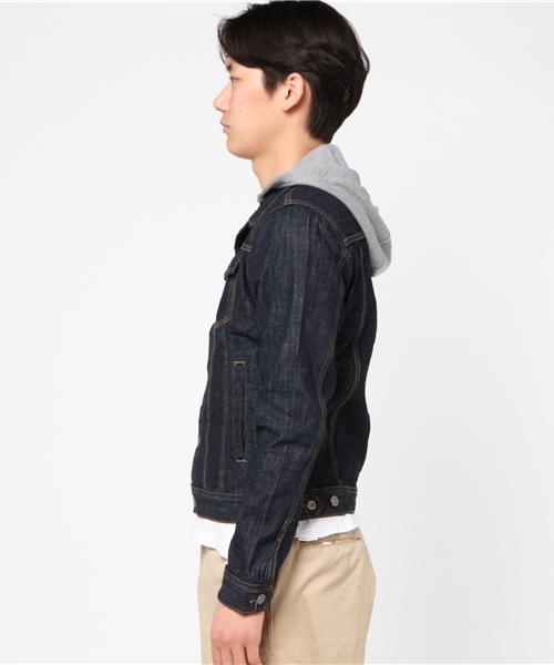 JEANS MATE（ジーンズメイト）の「【NYLAUS】フード付Gジャン