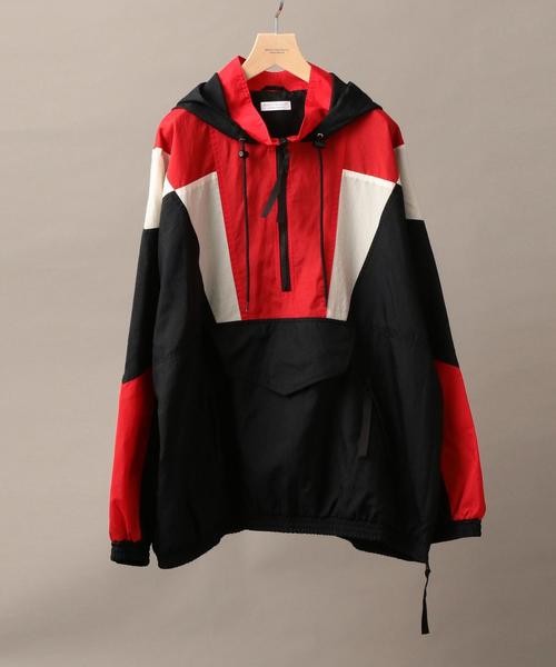 BEAUTY&YOUTH UNITED ARROWS（ビューティーアンドユースユナイテッドアローズ）の「【店舗限定】 by ナイロン アノラック ◆（ナイロンジャケット・メンズ・ブラック/パープル・LARGE/MEDIUM）」の3枚目の写真