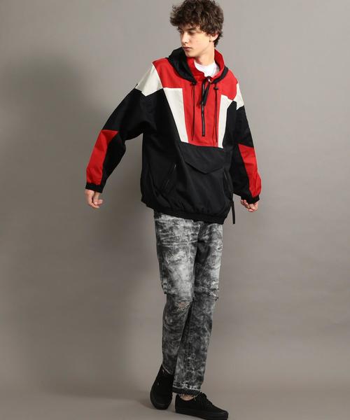 BEAUTY&YOUTH UNITED ARROWS（ビューティーアンドユースユナイテッドアローズ）の「【店舗限定】 by ナイロン アノラック ◆（ナイロンジャケット・メンズ・ブラック/パープル・LARGE/MEDIUM）」の13枚目の写真