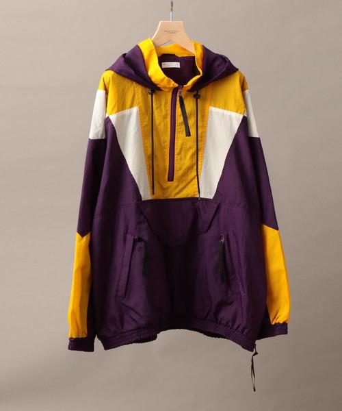BEAUTY&YOUTH UNITED ARROWS（ビューティーアンドユースユナイテッドアローズ）の「【店舗限定】 by ナイロン アノラック ◆（ナイロンジャケット・メンズ・ブラック/パープル・LARGE/MEDIUM）」の15枚目の写真