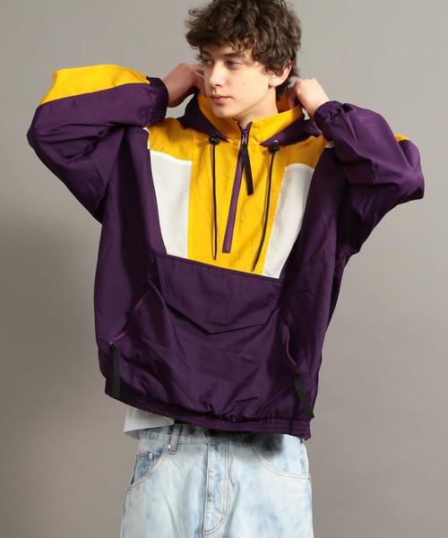 BEAUTY&YOUTH UNITED ARROWS（ビューティーアンドユースユナイテッドアローズ）の「【店舗限定】 by ナイロン アノラック ◆（ナイロンジャケット・メンズ・ブラック/パープル・LARGE/MEDIUM）」の16枚目の写真